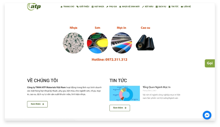 Screenshot of ATP Materials